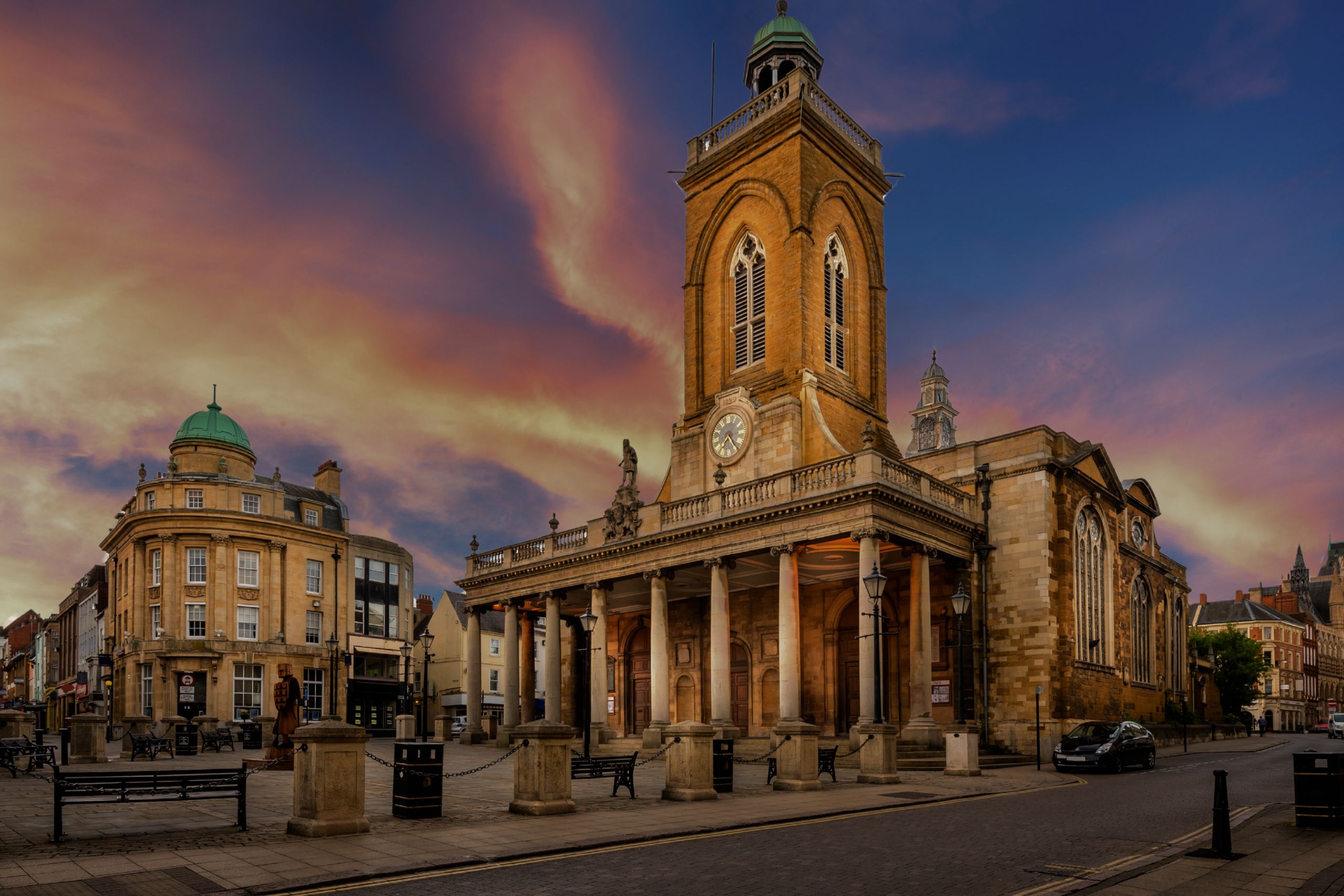 Northampton UK City Centre